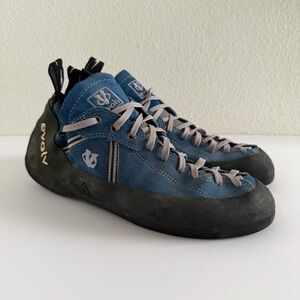 Evolv VTR3D Trax USA Men’s 11 Blue Rock Climbing Shoes Laces